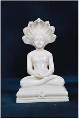 Sri krishna culture nouveau grand parasvanath murti-blanc hauteur 7" pouces idoles-statuirnes de dieu