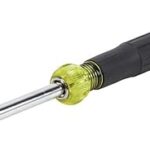 Tournevis microélectronique klein 32581 avec embouts de qualité industrielle jaune-noir 4 en 1