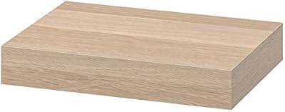 Étagère murale flottante ikea luck effet chêne blanc 30 x 26