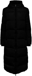 Veste matelassée ultra longue pcbee new bc pour femme noir s