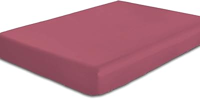 Drap-housse ultra doux cotton home, taille simple, mauve