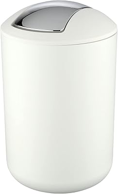 Poubelle à couvercle pivotant winco brazil, en plastique, légère et durable, adaptée à la maison et à la salle de bain, capacité de 6,5 litres, 19,5x19,5x31 cm, blanc. DIAYTAR COTE D'IVOIRE est une boutique en ligne généraliste proposant plus de 300000 références de produits. Elle est considérée comme l'une des boutiques leaders en Côte d'Ivoire, offrant une grande variété de choix pour ses clients. Sa notoriété est due à sa large sélection de produits et à sa qualité de service.