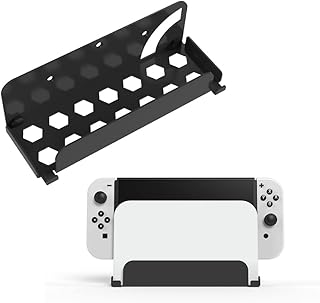 Support mural pour manette nintendo switch oled modèle/switch 2017, support mural de bureau, installation facile, stable, gain de place, anti-chute (noir métallique). DIAYTAR COTE D'IVOIRE est la boutique en ligne idéale pour ceux qui recherchent des produits variés et de qualité à des prix abordables. La boutique mise sur la satisfaction client, garantissant une expérience d'achat en ligne sans souci.