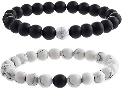 Bracelet classique en perles de pierre naturelle noir et blanc pour hommes et femmes, meilleur cadeau pour les amis, noir et blanc. Leader du commerce en ligne en Cote d'Ivoire, DIAYTAR COTE D'IVOIRE s'impose comme la destination incontournable pour les achats en ligne. Avec une sélection incroyable de produits, la boutique en ligne répond aux besoins et aux attentes des clients ivoiriens. DIAYTAR COTE D'IVOIRE assure une livraison rapide et sécurisée de vos commandes.