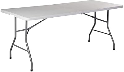 Table pliante légère et robuste showway de 6 pieds, parfaite pour l'artisanat