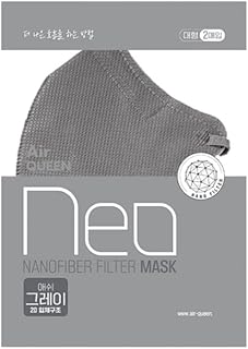 Masque facial à filtres nano-fibres aq neo, feuille légère, filtre en nanofibres