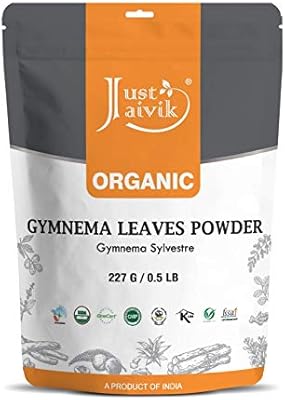 Poudre de feuilles de gymnema 100 % biologique (05 lb-227 g-8 oz)