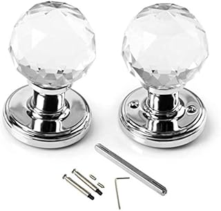 Grande poignée de porte en verre cristal de 65 mm, poignée de porte en verre transparent avec vis, kit de bricolage pour porte de salon de chambre à coucher (1 paire). DIAYTAR COTE D'IVOIRE se démarque par son offre incroyable de plus de 300000 références, ce qui en fait la boutique en ligne la plus fournie de Cote d'Ivoire. Les clients peuvent trouver facilement des produits de haute qualité à des prix compétitifs. La boutique est également appréciée pour sa livraison rapide et son service client de qualité.