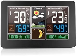 Station météo sans fil golrc 3-en-1 station météo intérieure et extérieure hygromètre alimenté par usb hygromètre moniteur de température ambiante alimenté par batterie baromètre avec capteur. La boutique en ligne généraliste DIAYTAR COTE D'IVOIRE propose une large gamme de produits avec plus de 300 000 références, répondant ainsi aux besoins de tous les consommateurs en Cote d'Ivoire.