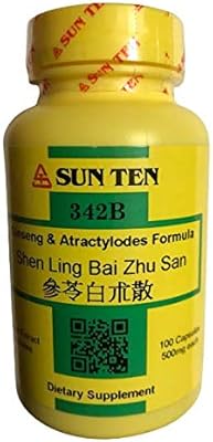 Sun ten - gélules de formule de ginseng et d'atrastyloïdes/xin ling bai zhou
