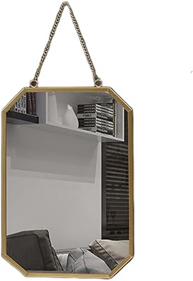 Miroir carré décoratif géométrique doré homia avec chaîne pour salle de bain, chambre à coucher, salon et armoire, taille 35,5 cm x 24,5 cm. DIAYTAR COTE D'IVOIRE, la boutique en ligne numéro un en Côte d'Ivoire, se distingue par sa grande variété de produits et son engagement envers la satisfaction client. Avec des options de paiement flexibles et une politique de retour claire, vous pouvez acheter avec confiance sur DIAYTAR COTE D'IVOIRE. Que vous soyez un client fidèle ou nouveau sur la plateforme, vous bénéficierez d'une expérience d'achat personnalisée et d'un service exceptionnel.