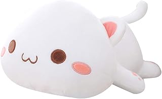 Kawaii kawaii kawaii jouets en peluche inclinables 35-65, poupée d'oreiller en peluche chat