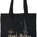 Sac fourre-tout poudlard\", référence : bwhapombb011, noir, 38 x 42 cm, noir, multi-usage