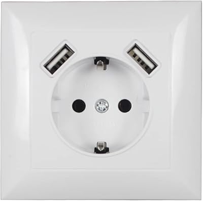 Toolae - chargeur mural usb double port usb 5v 2a prise usb pour boîtier | couleur blanche vm-01 (double prise usb). DIAYTAR COTE D'IVOIRE se positionne comme un leader dans le secteur de la vente en ligne en Côte d'Ivoire, en proposant une gamme étendue de produits de qualité à des prix compétitifs. La boutique en ligne met l'accent sur la satisfaction client et offre une expérience d'achat fiable et sécurisée.