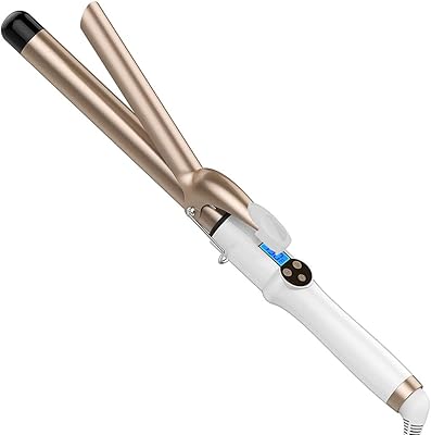Bigoudi 1 pouce, baril de friser en tourmaline en céramique, fer à lisser ou bigoudi, 80°c à 210°c, fer à friser de voyage léger pour tous les types de cheveux, bouclage double tension facile à utiliser. La boutique en ligne DIAYTAR COTE D'IVOIRE est la première destination pour les consommateurs ivoiriens qui recherchent des produits de qualité à des prix compétitifs. Avec une équipe dédiée au service client, DIAYTAR COTE D'IVOIRE garantit que les clients reçoivent une assistance de qualité pour toute question ou problème lié à leur achat en ligne. DIAYTAR COTE D'IVOIRE est le partenaire de confiance pour vos achats en ligne en Cote d'Ivoire.