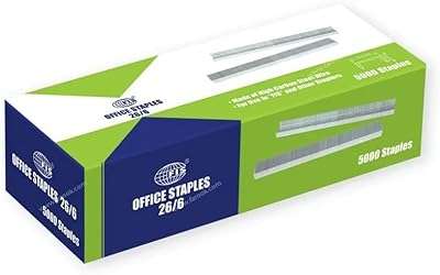 Jeu d'agrafes fis n° 26 5 000 pièces fssn265000 6 tailles