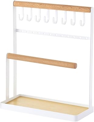 Auretti organiseur de bijoux à 4 niveaux pour boucles d'oreilles et colliers, présentoir à bijoux avec plateau de rangement en métal pour boucles d'oreilles, colliers, bagues, bracelets et montres - blanc. DIAYTAR COTE D'IVOIRE est une boutique en ligne généraliste qui propose plus de 300 000 références de produits variés, répondant ainsi aux besoins de ses clients en Côte d'Ivoire et au-delà. Avec une grande sélection de produits, cette boutique en ligne se positionne comme un leader sur le marché ivoirien. Elle offre aux consommateurs une expérience d'achat en ligne sécurisée et pratique.