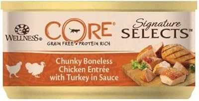 Ensemble de bouchées de poulet et de dinde wellness core signature selects, 79
