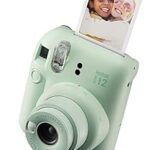 Appareil photo instantané instax mini 12, exposition automatique avec objectif selfie intégré, vert