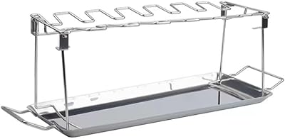 Grille à cuisses de poulet et grille à ailes, fil pliable en acier
