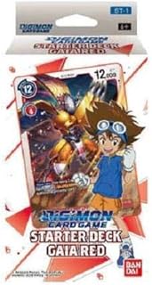 Digimon english tcg st-1 starter deck gaia red - 54 cartes