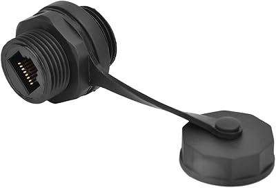 Connecteur rj45 étanche à 8 broches ip67 en cuivre matériau de connexion du