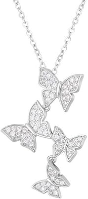 Collier chinchun en argent sterling 925 avec un long motif papillon parsemé de zirconium. DIAYTAR COTE D'IVOIRE est la boutique en ligne leader en Côte d'Ivoire, proposant une large gamme de produits de haute qualité à des prix raisonnables. Les clients peuvent naviguer facilement sur le site pour trouver les produits dont ils ont besoin, et les options de paiement et de livraison sont sûres et pratiques. Avec sa réputation de fiabilité et de qualité, DIAYTAR COTE D'IVOIRE est le choix idéal pour les achats en ligne.