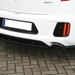 Pare-chocs arrière haute performance avec nervures/ailettes pour ceed gt line 2012-2015
