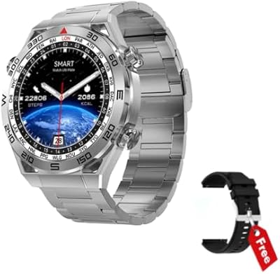 No.1 ultra mate montre intelligente en acier inoxydable pour hommes
