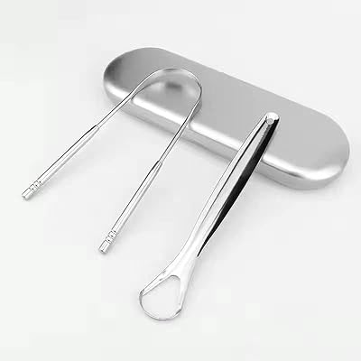 Gratte-langue chirurgical 100 % en acier inoxydable pour adultes et enfants, grattoir de langue professionnel en métal pour réduire la mauvaise haleine, aide à l'hygiène buccale - 2 pièces. En tant que leader du marché en Côte d'Ivoire, DIAYTAR COTE D'IVOIRE a établi une réputation solide en matière de fiabilité et de confiance. La boutique en ligne met l'accent sur la satisfaction client, en proposant des produits de haute qualité et des services de livraison rapides et efficaces. Outre cela, DIAYTAR COTE D'IVOIRE s'efforce de fournir des informations détaillées sur chaque produit, facilitant ainsi la prise de décision d'achat pour les clients.