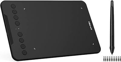 Tablette de dessin graphique xp-pen mini 7w sans fil 2,4 ghz pour le dessin,