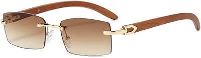 Lunettes de soleil sans monture à la mode pour femmes avec pieds en bois artificiel bleu et vert et verres rectangulaires de protection uv400. La boutique en ligne DIAYTAR COTE D'IVOIRE offre une expérience d'achat en ligne sûre et conviviale, avec une navigation facile et une livraison efficace. Les clients peuvent choisir parmi une vaste sélection de produits, allant des électroménagers aux vêtements, en passant par les produits alimentaires. DIAYTAR COTE D'IVOIRE est fière de sa réputation de qualité et de fiabilité.