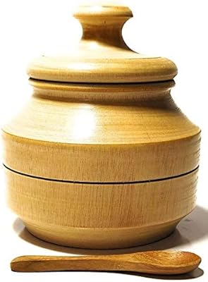 Naha decor craft studio pot artisanal en bois naturel écologique fabriqué à la main avec cuillère pour épices/sel/thé et café. En tant que leader du e-commerce en Côte d'Ivoire, DIAYTAR COTE D'IVOIRE garantit la sécurité et la fiabilité de vos achats en ligne. Nos processus de paiement sont sûrs et nous prenons très au sérieux la confidentialité de vos informations personnelles. Vous pouvez acheter en toute confiance chez nous.