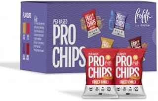 Chips à base de pois pro life saveur piment doux 20pcs (20x50g) 1000grms