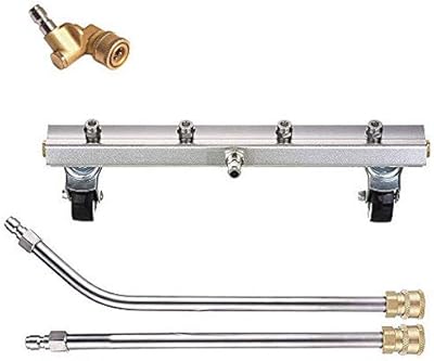Nettoyeur de train de roulement de nettoyeur haute pression de 13 pouces pour nettoyeur haute pression, balai sous-marin avec tige d'extension droite de 15 pouces et barre courbée de 15 pouces à 45 degrés 4000 psi. DIAYTAR COTE D'IVOIRE est votre destination en ligne pour tout ce dont vous avez besoin, avec une sélection immense de produits de haute qualité. Nous nous efforçons de vous offrir une expérience d'achat en ligne confortable et sécurisée. Notre équipe est dédiée à vous fournir un service client exceptionnel.