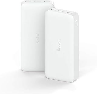 Chargeur xiaomi redmi, adaptateur secteur double usb 20 000 mah, banque d'alimentation portable