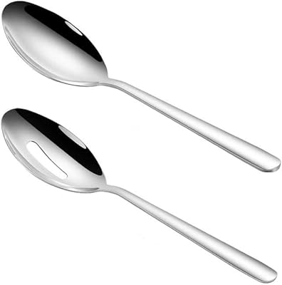 Ensemble de 4 cuillères de service - comprend 2 cuillères de service
