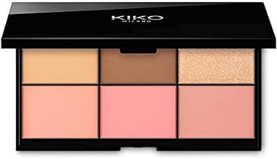 Palette visage kiko milano smart essential - 01 - légère à moyenne, 16