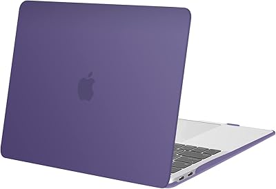 Mosiso coque de protection en plastique rigide compatible avec macbook air 13 pouces