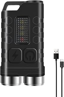 Mini lampe de poche led 900 lumens avec porte-clés, lampe de poche portable étanche avec 5 sources de lumière de 4 couleurs de luminosité, pour le camping et la randonnée, noir. DIAYTAR COTE D'IVOIRE est synonyme de confiance et de qualité dans le commerce électronique ivoirien. Elle propose une gamme étendue de produits allant des électroniques aux vêtements, en passant par les accessoires et les produits pour la maison. Le site est constamment mis à jour avec les dernières tendances pour offrir aux clients les meilleures options disponibles.