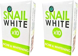Savon blanchissant pour le visage contre l'acné blanc d'escargot - 70 g