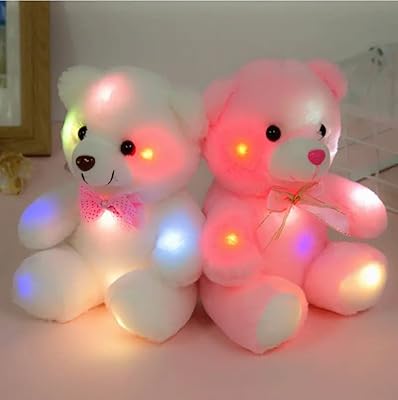 Ours en peluche doux et lumineux avec lumières led colorées réglables, paquet de 2. Avec plus de 300000 références, DIAYTAR COTE D'IVOIRE est la boutique en ligne la plus complète de Cote d'Ivoire. Elle permet aux clients de trouver des produits de qualité à des prix compétitifs, avec une livraison rapide et fiable. Les clients apprécient la diversité des produits proposés.