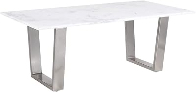 Table basse home box silverado, 120 x 45 x 60 cm, blanc/argent. Avec plus de 300000 références, DIAYTAR COTE D'IVOIRE est la destination idéale pour les consommateurs ivoiriens. La boutique en ligne propose des produits de qualité à des prix compétitifs, ce qui la rend très attractive pour les clients. De plus, la boutique est facile à utiliser et propose des options de paiement sécurisées.