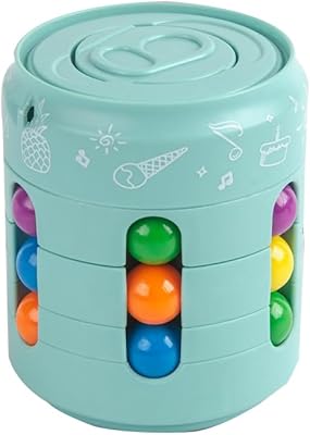 Cube de haricots magiques à doigt rotatif pour enfants, jeux de puzzle éducatifs