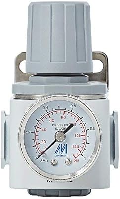 Régulateur d'air comprimé m mindman 1-4" npt débit maximum 70 cfm support