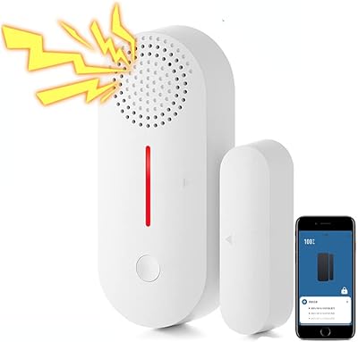 Wanty tuya wi-fi détecteur de porte fenêtre avec alarme sonore lumineuse capteur d'alarme