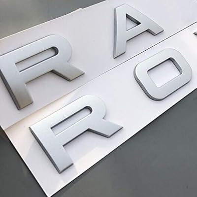 Autocollant de voiture vimax avec le dessin des lettres du logo land rover