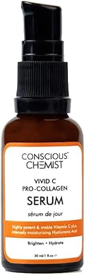 Sérum visage avancé à 10 % de vitamine c de conscious chemist, améliore