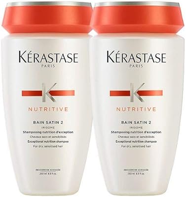 Kerastase nutritive bain satin 2 shampooing (cheveux secs/sensibilisés) 250 ml (pack double)