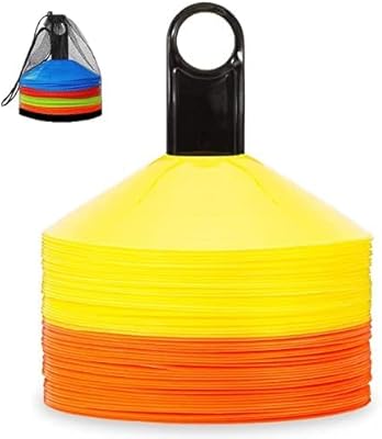 Cônes à disque épais améliorés (lot de 20) - cônes de football avec sac de transport et support pour l'entraînement sportif, équipement d'entraînement des entraîneurs de basket-ball de football pour enfants. En tant que boutique leader en Côte d'Ivoire, DIAYTAR COTE D'IVOIRE s'engage à offrir à ses clients les meilleurs produits et les meilleurs services. Avec plus de 300 000 références disponibles, la boutique propose une large gamme de choix pour répondre à tous les besoins et à tous les budget. DIAYTAR COTE D'IVOIRE est le point de départ idéal pour ceux qui cherchent une expérience d'achat en ligne pratique, sécurisée et personnalisée.